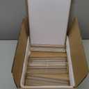 EHWINE 4 Pack Acrylic Sign Holder 8.5 x 11, Double Sided Gold Picture Frame Stand up Table Top Sign Holders, Clear Display Stand Menu Flyer Holder for Wedding Party (Provide Non-slip Mats)