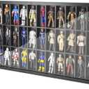 3.75 inch Figure Collectors Showcase, Display Frame Case for Action Figures, Dustproof Cabinet Box for Collectibles, Compatible with Star was/ Gi Jeo Classified Series, 24.61" X 1.65" X 13.98"