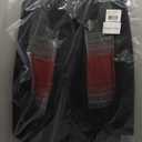 London og Women's Black Single-Bristed Scart Coat, Size XL
