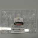 Short Almond Nail Tips, 240pcs Soft Nail Gel Tips Pre-Shaped Acrylic Fake Nails, Half Matte Full Cover Clear Gelly Press on Flase Nail Tips for Extension Nail Manicure Home DIY 12 Sizes Gelly Tips