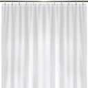 LiBa Waterproof Plastic Shower Curtain - Bathroom Shower Curtain Premium PEVA Non-Toxic with Rust Proof Grommets White 8G Heavy Duty Bathroom Accessories 72x72 - White