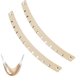 2 Detachable Hammock Spacer Bars, Sturdy and Lightweight Wooden Crossbars for Outdoor Hanging Hammocks for Garden Patio Camping