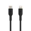 Belkin BoostCharge Fast Charging USB C to Lightning Cable 3.3ft/1M - MFi Certified 18W Power Delivery iPhone Charger Cord - Apple Charger USB C Cable - Fast Charging for iPhone 14, iPhone 13 - Black