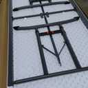 Lifetime 6-Foot Adjustable Height Nesting Table, Commercial, White Granite