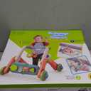 2 in 1 Baby Gym with Walker,Baby Play Mat with 4 Infant Learning Sensory,Double-Sided Multifunctional Removable Play Piano Panel,Sit-to-Stand Learning Walker for 0-24 Months Boy Girl [White]