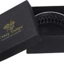Silver Wine Bottle Coaster Elegant Handmade Wine Accessory for Table Protection & Home Bar Entertaining