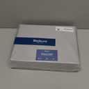 Bedsure Queen Sheet Set, Rayon Derived from Bamboo, Cooling Sheets, Deep Pocket Up to 16", Breathable & Soft, Hotel Luxury Silky Bedding for Hot Sleepers, Silver Grey