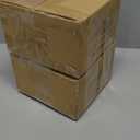 Sprayed Glass With Label With Gold Metal Lid 3.0 Oz Pack Of 8 Amber
