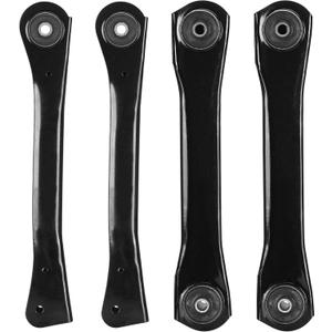 Front Upper & Lower Control Arms with Bushing Assembly Replacement for 1991-1999 Jeep Cherokee Comanche - 4 pcs Set