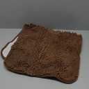 OLANLY Dog Door Mat for Muddy Paws 30x17, Absorbs Moisture and Dirt, Absorbent Non-Slip Washable Doormat, Quick Dry Chenille Mud Mat for Dogs, Entry Indoor Entryway Carpet for Inside Floor, Mocha