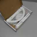 HILLMASTER Patio Sliding Glass Door Handle Replacement Set Mortise Style Reversible Design Non-keyed Sliding Patio Door Handles, White Diecast Finish Fits 3-15/16 Screw Hole Spacing, White
