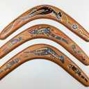 My Pet Elephant 29cm (12 in) Throwing Boomerang 3-Pack - Australian Made, 3 Individual Designs, Includes Throwing Instructions