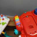 Baby Push Walker Toddler Walking Toy with Busy Board & Activity Center