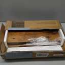 QEEIG Bathroom Floating Shelves for Wall - 15.7" Wall Mounted Shelf Over Toilet Farmhouse Home Decor Display Bookshelf Small 15.7 x 6.7 inch Set of 2, Rustic Brown (008-40BN)