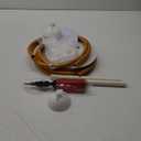 Balloon Arch Stand Kit 8.2ft and 5ft, Heavy Duty Base with Water Filling Bag, Bendable Half Arch Balloon Gold Frame - Suitable for Birthdays, Holiday Decorations and Other Indoor and Outdoor Parties.