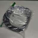 Microwave Splatter Cover Vented Glass Splatter Guard Lid with Collapsible Silicone for Food as Pot Cover Plate 10.8 inch for 6 7 8 9 10 inch Plate Bowl (Black)