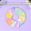 2 x 24 Pack Inspirational Sticky Notes, 720 Sheet Positive Self-Stick Note 3x3, for Gifts, Teacher, Students, Coworker, Colleague, Office and School Supplies