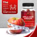 Apple Cider Vinegar Gummies with Vitamin B12  Vegan, Gluten-Free, Non-GMO  Apple & Purple Carrot Flavored  1000mg ACV  60 Gummies, 30-Day Supply