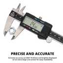 NEIKO 01407A Electronic Digital Caliper Measuring Tool, 0 - 6 Inches Stainless Steel Construction with Large LCD Screen Quick Change Button for Inch Fraction Millimeter Conversions, Digital Caliper Measuring Tool