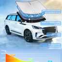 Windshield Sunshade for Lincoln Aviator 2020-2026 Sun Shade Car Windshield Accessories Upgrade 4 Layers Blocks UV Rays Custom Fit Aviator 240T Car Window Shades Front Windshield Keep Cool Foldable