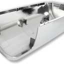 Chrome Door Mirror Cover Pair, Fit for 2013-2022 Peterbilt 579 Semi Truck, Driver & Passenger Side
