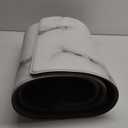 MAYHMYO Anti Fatigue Kitchen Mat for Floor Set of 2 White and Black Marble Comfort Mats Cushioned Non Slip Waterproof Kitchen Rugs Standing Kitchen Mats for Floor House Sink Office (17.3"x 29"+ 17.3"x 47"--0.47 inches)