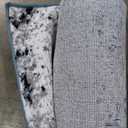 Rugshop Modern Distressed Blue Abstract Square Area Rug Bohemian Inspired for Dining Area, Living Room and Office 6'6" x 6'6" Square