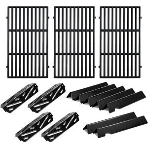 Genesis II E-410 Grill Parts Replacement for Weber Genesis II 400 Series II S-435 II LX E-410 II E-415 II SE410 GS4 66797 Flavorizer Bars 66097 Grates 66041 Heat Deflector Genesis 2 E-410 Grill Parts