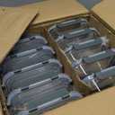 M MCIRCO 10-Pack,22 Oz Glass Meal Prep Containers,Glass Food Storage Containers with lids,Lunch Containers,Microwave, Oven, Freezer and Dishwasher (Gray)