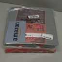 Christmas Ornament Storage Box with 8 Trays, Christmas Storage Container for 128-3'' Holiday Ornament Decorations, Large Xmas Organizer with Adjustable Dividers, Dual Zipper and Pocket (Grey)