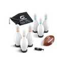 Cipton Strike Football Game Set - Hybrid Bowling and Football Outdoor Game