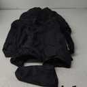 GEEK LIGHTING Rain Jacket Men Lightweight Waterproof Jackets Packable Windbreaker Hooded Raincoat for Golf Cycling Outdoor (X-Large, Black With Bag)