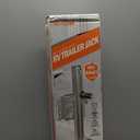 2000 lbs Trailer Jack with Dual Wheel, Heavy Duty Swivel Boat Jack, 12" Lift, Bolt-on Tongue Trailer Jacks for RV Boat Trailers, Silver