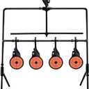 KNINE OUTDOORS Resetting Shooting Target Airsoft Rimfire Pellet BB Gun Target, Rated for .22 .177 Caliber