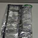 Large Professional Free Standing Clear PVC Makeup Artist Set Bag Transparent Makeup Brush Buddy Make up Kits Organizer Carry All MUA Travel Cosmetic Bag with 8 Dividers and Tissue Holder