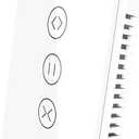 MOES WiFi Smart Curtain Switch Motorized Roller Blinds Shutter Switch,Smart Life/Tuya APP Remote Control,Compatible with Alexa Echo and Google Home