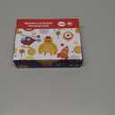 LiKee Alphabet Flash Cards Wooden Letter Puzzle ABC Sight Words Matching Games Counting Board Preschool Educational Montessori Toys for Toddlers Boys Girls 3+ Years (36 Cards& 37 Wood Pieces)