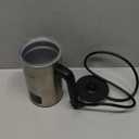 BIZEWO Milk Frother Electric, Warm and Cold Milk Steamer, 4 IN 1 Automatic Milk Warmer Stainless Steel with Touch Screen for Coffee, Latte, Macchiato, Cappuccino, Hot Chocolate (Silver)