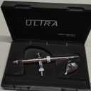 Harder & Steenbeck Airbrush  ULTRA 2024 - German-Engineered Dual Action Painting Set with Gravity Feed - 0.45mm Self-Centering Nozzle - 5ml Paint Cup - 120231