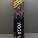 LOLLIPOP Thick Yoga Mat, Non-Slip Exercise Mat for Yoga, Pilates, Stretching Fitness & Exercise Mat with Easy-Cinch Carrier Strap, 72"L x 24"W x 1/ 4 Inch Thick, Pink & Grey