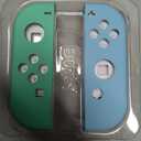 eXtremeRate DIY Replacement Shell Buttons for Nintendo Switch & Switch OLED, Mint Green & Heaven Blue Custom Housing Case with Full Set Button for Joycon Controller [Only The Shell, NOT The Joycon]