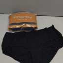 INNERSY Womens Underwear Cotton Hipster Panties Regular & Plus Size 6-Pack (Medium, Black)