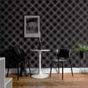 Heroad Peel and Stick Wallpaper Black and White Contact Paper Black Geometric Modern Wall Paper for Nursery Room Bedroom Bathroom Cabinets Vinyl Roll Self-Adhesive Waterproof 17.3 x 197