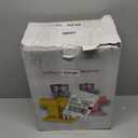 Huanyu Espresso Grinder with Titanium Flat Burr Electric Coffee Grinder with Hopper Bellows 10 Precise Grind Setting Coffee Grinders for Home Use Black