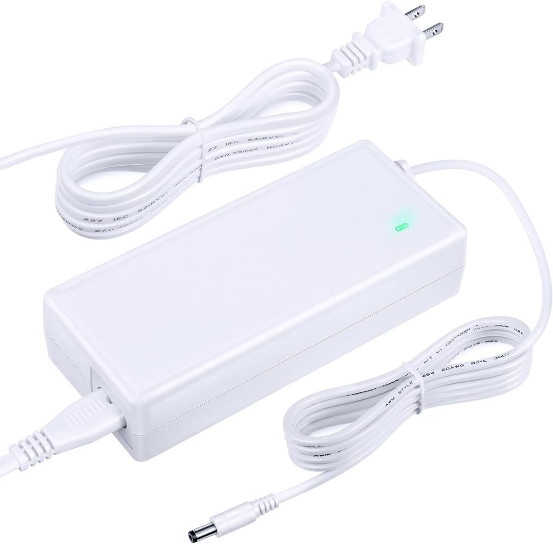 Enhon 24V Power Cord Replacement Compatible with Cricut Maker 3, 2.75A AC DC Power Adapter Compatible with Cricut Cutting Machine, Charger Power Supply Wall Plug Cord Accessory