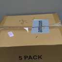 SNSLXH 5 Pack Stackable Closet Storage Basket, Multifunctional & Foldable Closet Organizer for Bathroom Kitchen Laundry Room Wardrobe Storage, Space-Saving Clothes Storage Drawer Organizer, White