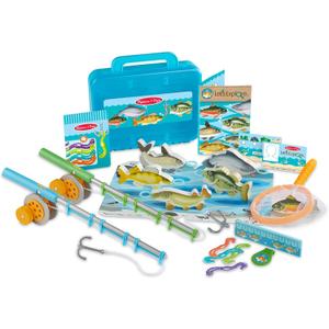Melissa & Doug Lets Explore Fishing Play Set  21 Pieces - FSC Certified