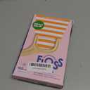 SmartLifeco Eco-Friendly Dental Floss Picks (100ct) - Flossers Made With Straw Wheat Blend, Strong Anti-Shred Thread For Tight Gaps, Tooth Pick Stick For Adults, Soft on Gum & Teeth, Vegan, Unflavored