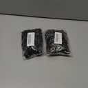 2 x 120Pcs Universal Cable Tie BuckleSelf-Locking Nylon Zip Ties with Pin & Button Design for Car Repairs,Automotive Zipper Clips for Bumper Fender Liner Fastener