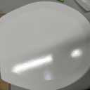 HIGHCRAFT Premium Round Toilet Seat with Slow-Close Design & Adjustable Hinges - Molded Wood Toilet Seat - Fits Standard Round Toilets - Round Seat in White